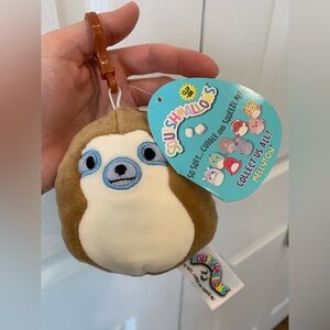 Squishmallows Sloth Keychain
